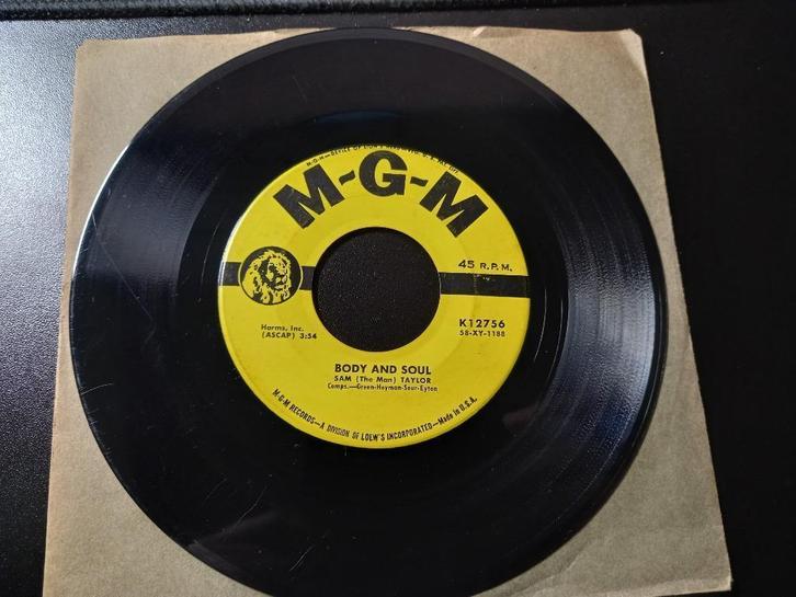 Sam (The Man) Taylor‎ — Body And Soul/Bucks County Bounce, CD & DVD, Vinyles Singles, Utilisé, Single, Jazz et Blues, 7 pouces