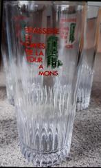 5 verres brasserie de la tour Mons, Comme neuf, Enlèvement ou Envoi