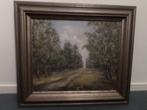 Olieverf schilderij op doek, Antiek en Kunst, Ophalen