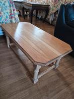 Table basse en bois massif – style rustique / campagne, Rectangulaire