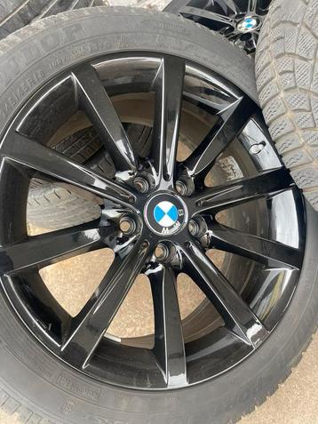 Super mooie zwarte originele velgen BMW 18 inch met Banden beschikbaar voor biedingen