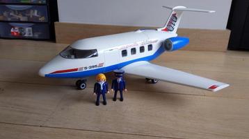Playmobil vliegtuig, Enlèvement, Comme neuf, Playmobil en vrac