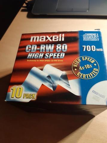 CD-RW 80. Maxell. 700 MB beschikbaar voor biedingen