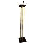 Vintage Italiaanse kapstok - messing en marmer - jaren 60., Huis en Inrichting, Woonaccessoires | Kapstokken, Gebruikt, Ophalen of Verzenden