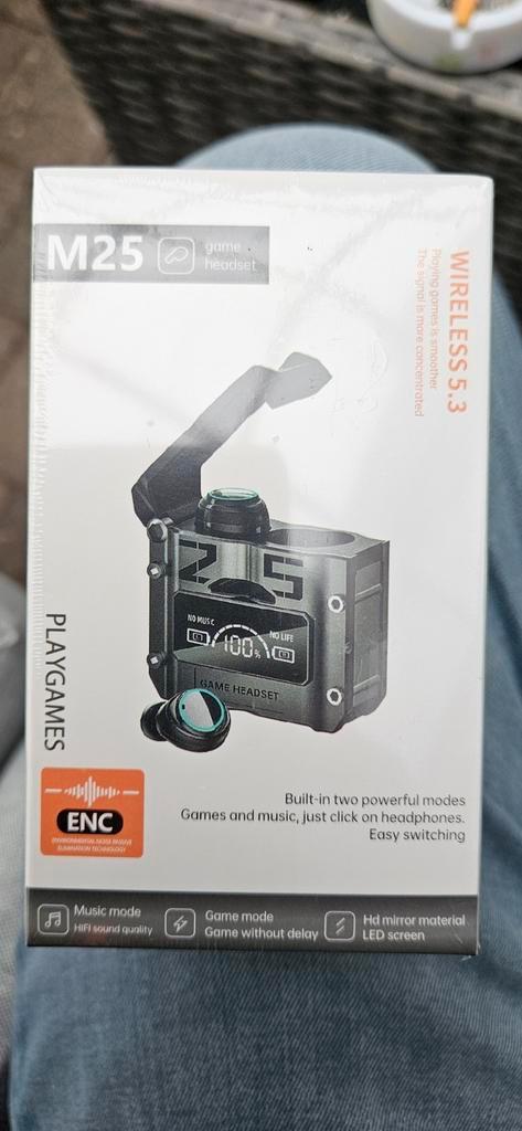 Bluetooth Draadloze 5.3 Headset M25, Computers en Software, Headsets, Nieuw, In-ear, Draadloos, Ophalen of Verzenden