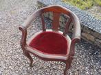 lot de 3 fauteuils club vintage, Enlèvement, Utilisé, Bois
