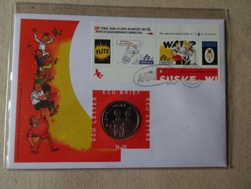 Ecu letter nr. 20 (NL) - Bob en Bobette - Cadeau-idee! beschikbaar voor biedingen