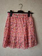 Vrolijke Geplisseerde Midi Rok met Bloemenprint - Maat S/M, Pinka, Ophalen of Verzenden, Roze, Maat 36 (S)