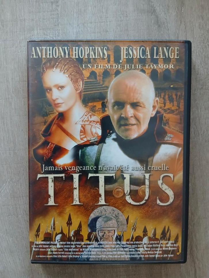 Titus (Anthony Hopkins - Jessica Lange) DVD, Cd's en Dvd's, Dvd's | Avontuur, Zo goed als nieuw, Ophalen of Verzenden