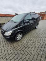 Mercedes Vito 5 zitplaatsen 150dkm dubbel cabine, Autos, Mercedes-Benz, 5 places, Cuir, 4 portes, Noir