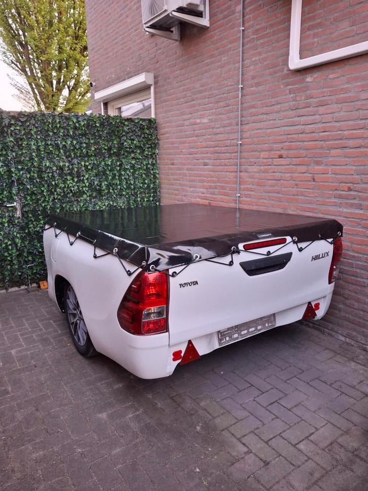 Unieke Toyota Hilux pick up aanhanger / bagagewagen !, Auto diversen, Aanhangers en Bagagewagens, Zo goed als nieuw, Ophalen