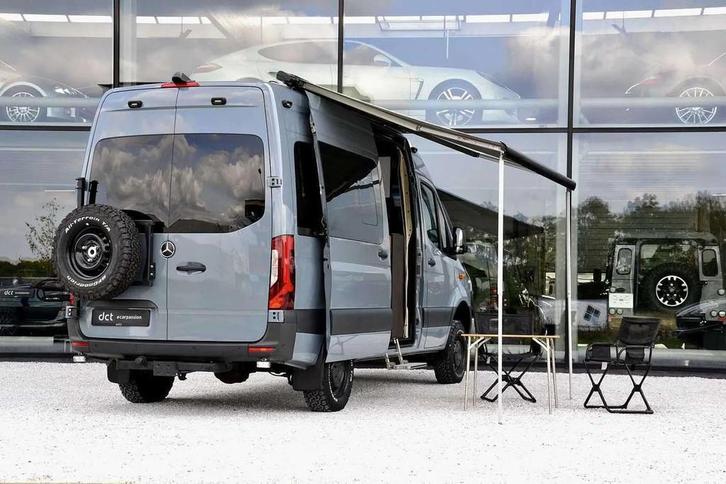 Mercedes-Benz Sprinter 3.0D V6 4X4 Offroad Camper FULL, Caravans en Kamperen, Mobilhomes, Bedrijf, Mercedes-Benz, Diesel, Automaat