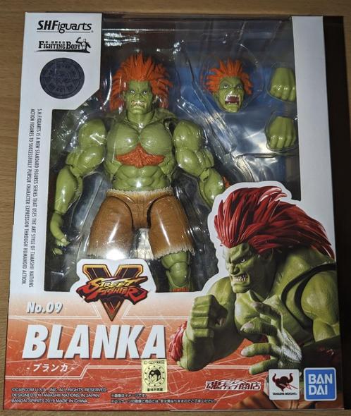 Bandai S.H.Figuarts Blanka Street Fighter, Collections, Statues & Figurines, Comme neuf, Envoi