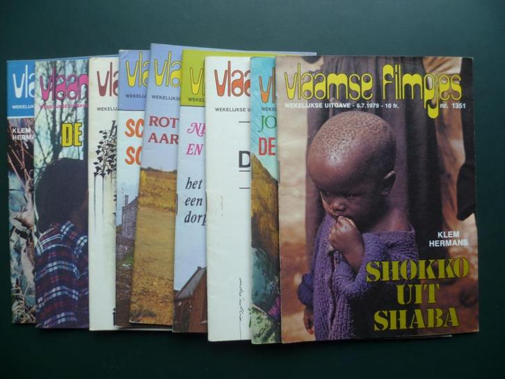 Vlaamse filmpjes weekblad uitgeverij Averbode x 9 1979/1980, Verzamelen, Overige Verzamelen, Gebruikt, Ophalen of Verzenden