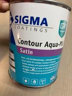Sigma contour lichtgrijze watergedragen lak 1liter, Ophalen of Verzenden, Nieuw, Acrylverf