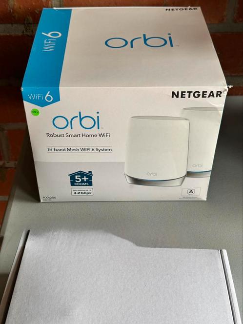 NETGEAR Orbi RBK753 AX4200 WiFi 6 Mesh System, Computers en Software, WiFi-versterkers, Zo goed als nieuw, Ophalen