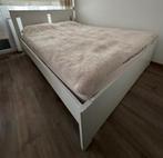 Bed 140x200 cm + lattenbodem, Huis en Inrichting, Ophalen, Overige materialen, Wit, 140 cm
