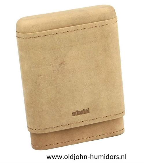 ADORINI   SIGARENKOKER ECHT SUEDE  3-5 SIGAREN sigaar sk05, Verzamelen, Rookartikelen, Aanstekers en Luciferdoosjes, Nieuw, Tabaksdoos of Verpakking