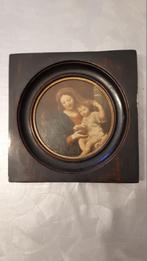 Tableau religieux ancien, Vierge à l'enfant, Ophalen of Verzenden