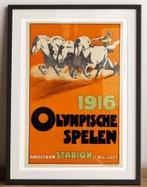 OLYMPISCHE SPELEN 1916 Art Deco Kunst Poster Affiche, Verzenden