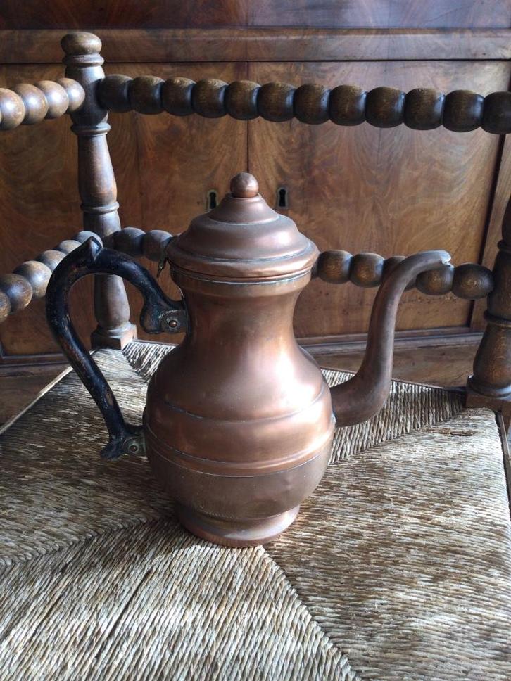 Ancienne cafetière en cuivre, Antiquités & Art, Antiquités | Bronze & Cuivre, Cuivre, Enlèvement ou Envoi