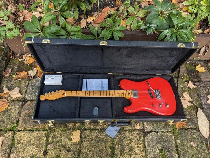 Tausch 665 Raw, Candy Apple Red, linkshandig lefty, 2019, Muziek en Instrumenten, Snaarinstrumenten | Gitaren | Elektrisch, Ophalen of Verzenden