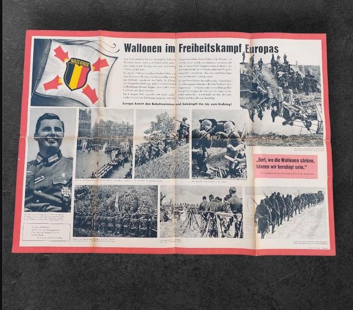 Collaboratie Legion Wallonie, Verzamelen, Militaria | Tweede Wereldoorlog, Ophalen of Verzenden
