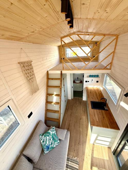 Tiny House, Mobile Hut 09/ Paradiso 2,55x7,2x4m, Caravans en Kamperen, Stacaravans, meer dan 6, Verzenden