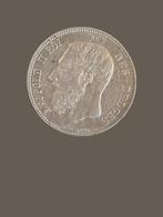 Belgisch muntstuk 5 Franc 1868, Timbres & Monnaies, Monnaies | Belgique, Enlèvement ou Envoi, Monnaie en vrac, Argent, Plaqué argent