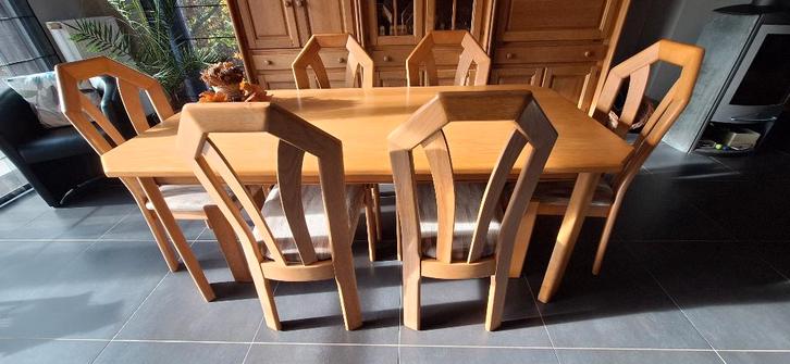 Salle à manger (vide) Complète ou meubles séparés, Maison & Meubles, Salles à manger complètes, Comme neuf, 6 à 8 chaises, Enlèvement