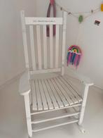 Schommelstoel van merk Lifestyle, Huis en Inrichting, Ophalen, Wit, Hout