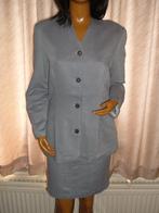 Vest en rok grijs small, Vêtements | Femmes, Vestes & Costumes, Comme neuf, Taille 36 (S), Enlèvement ou Envoi, Geen merk