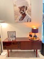 Vintage politoer side table, Huis en Inrichting, Tafels | Sidetables, Ophalen, Zo goed als nieuw