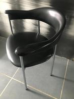 Retro (kuip)stoel zwart, Huis en Inrichting, Stoelen, Ophalen of Verzenden, Zwart, Metaal
