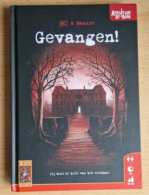 Boek Adventure by Book 'Gevangen' breinbreker 999games, Boeken, Kinderboeken | Jeugd | 13 jaar en ouder, Zo goed als nieuw, Ophalen of Verzenden
