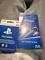 50€ playstation kaart niet gebruikt, Enlèvement ou Envoi, Comme neuf
