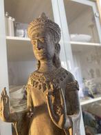 Protection Abhaya en bronze de style khmer antique 49 cm, Enlèvement ou Envoi, Utilisé