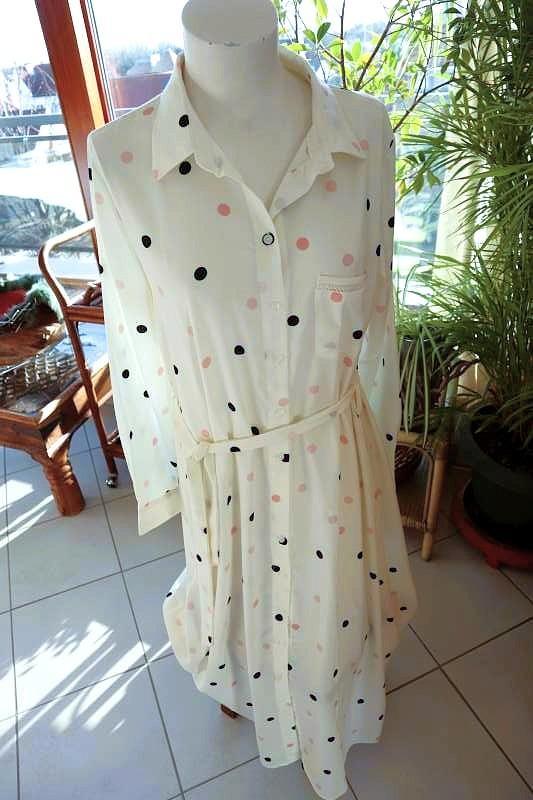 uniek stijlvol prachtig vindingrijke jurk, Vêtements | Femmes, Robes, Neuf, Taille 38/40 (M), Blanc, Sous le genou, Enlèvement ou Envoi