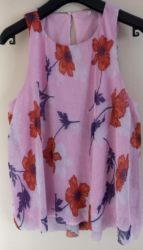 Only Topje met glitter maat S, Kleding | Dames, Topjes, Nieuw, Maat 36 (S), Roze, Zonder mouw, Ophalen of Verzenden