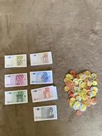 Stapeltjes papieren speelgoed geld (euro's) + kartonnen munt, Kinderen en Baby's, Speelgoed | Overig, Nieuw, Jongen of Meisje