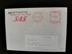 Brief SAS airlines 1984 - Scandinavian Airlines System, Verzamelen, Ophalen of Verzenden, Gebruikt, Kaart, Foto of Prent