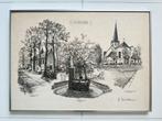 Evergem etstekening 1980 genummerd 284/300, Ophalen