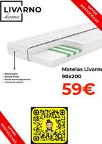 MATRAS LIVARNO 90x200, 90 cm, Eenpersoons, Nieuw, Ophalen of Verzenden