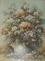 Schilderij Bloemenbos in impressionistische stijl J. Roelofs, Antiek en Kunst, Ophalen of Verzenden