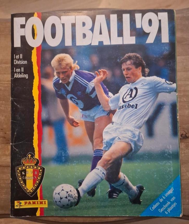 Panini volledig album Belgisch voetbal België 1991, Verzamelen, Sportartikelen en Voetbal, Gebruikt, Ophalen of Verzenden