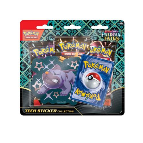 Paldean Fates Maschiff Techno Sticker Blister Flash-Cards, Hobby & Loisirs créatifs, Jeux de cartes à collectionner | Pokémon