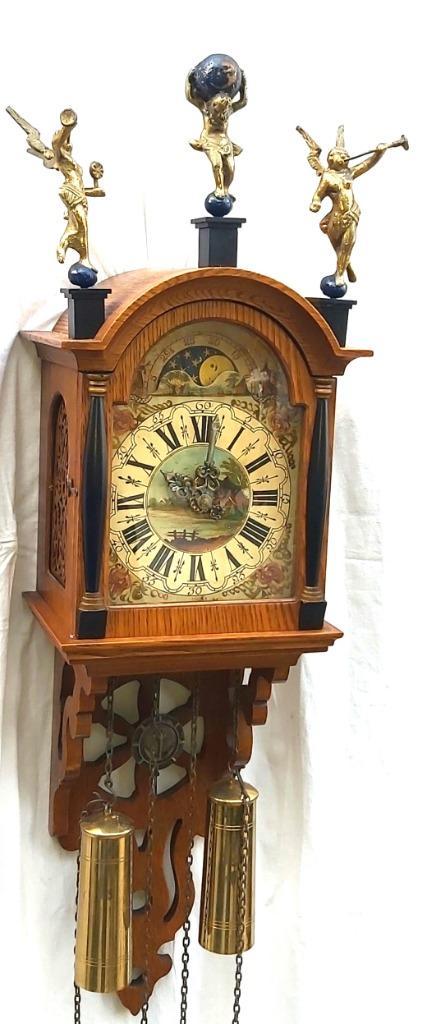 horloge murale skipper maker warmink, Antiquités & Art, Antiquités | Horloges, Enlèvement ou Envoi