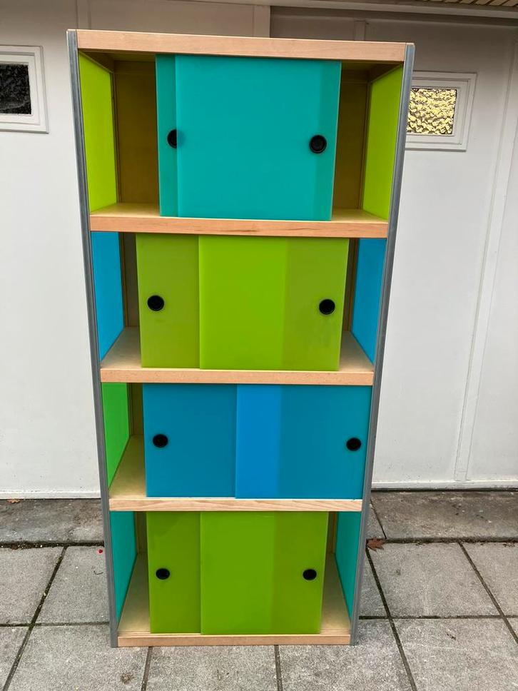 Kewlox-kast met acryl deurtjes en zijpanelen, Huis en Inrichting, Kasten | Lockerkasten, Gebruikt, Ophalen