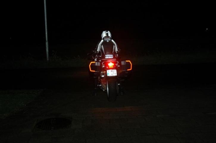 Reflectie stickers boord BMW F serie type GT koffers ROOD, Motoren, Accessoires | Stickers, Verzenden