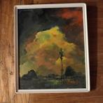 Leo jordaens olieverf op paneel, Antiek en Kunst, Ophalen